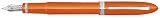 Omas 360 Mezzo Mandarin w/ HT Trim Fine Point Fountain Pen - O-03A0035F