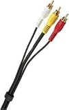 GE Audio/Video Dubbing Cable - 3 x RCA - 3 x RCA - 12ft