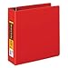 [IN]PLACE Heavy-Duty Easy Open D-Ring Binder, 3" Rings, 59% Recycled, Red