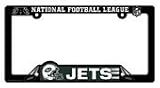 New York Jets Black Plastic License Plate Frame