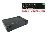 AMS DS-2512SUESBK 5.25 Black eSATA & USB 2.0 External Enclosure