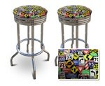2 Street Road Sign Themed Specialty / Custom Barstools Set