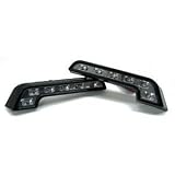 Mecedes-benz E Class Style DRL Daytime Running Light Kit LED Fog Light Lamp Audi BMW... 