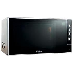 Sanyo EM-G3597V Family Sized Microwave with Grill, Silver