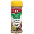 McCormick California Style Lemon Pepper with Garlic & Onion, 2.5 oz (Pack of 6)