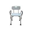 Drive Medical Bath Bench with Back and Removable Padded Arms
