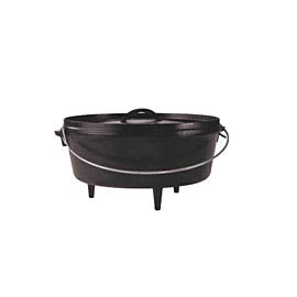 Childrens Toyshop  Kitchen & Housewares : Lodge Logic 6-Quart Pre-Seasoned Camp Dutch Oven