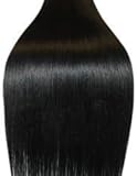 Supermodel - Double Wefted, 14 Inch Double Thickness Jet Black (Col 1). Full Head Clip In