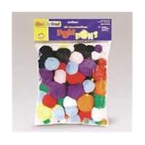 CHENILLE KRAFT Pompons Assortment Pack, Classroom Pack, 300 Pompons per Pack (Case of 12)