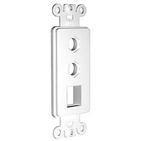 NILES AUDIO CORPORATION, Niles MB-1J2D Audio Video and Phone Jack Faceplate Insert (Catalog... by