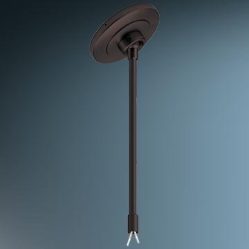 Bruck Lighting 240120BZ Bronze Sloped Ceiling Feed Cover with 90- Swivel Joint 240120