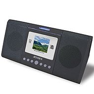 Click here to buy JCR-650 Digital Photo Frame FM Stereo Tri-Alarm Clock Radio with Digital Audio Player.