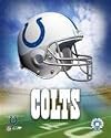 Indianapolis Colts Helmet Logo Officially Licensed Photo - Choose Your Size and Framing Options