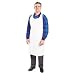 Disposable Polyethylene Apron, 32w x 50l, White, 1.0 mil, 100/Pack (GAX390)