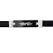 Bracelet Homme Gourmette 21 cm Motif Tribal Caoutchouc Acier Inoxydable Ruthénium