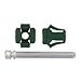 Auto Body Doctor (ABD6703RX) Headlight Adj. Screw Green Nylon Nut 1/4-28 X 2", Size: 1/4-28", Size: 2", Qty: 2, Other: 365270