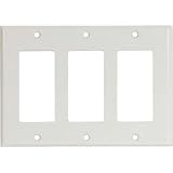 Triple-Gang Wall Plate - White