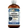 LifeTime Liquid Calcium Magnesium Citrate, 750 mg. Blueberry Flavored, 16 Ounce