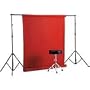 Smith Victor Free Standing Background Paper Rack System for 53" or 109" Rolls of Paper, Maximum Height: 9'.