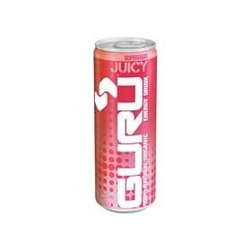 Guru Juicy Superfruit Energy Drink, 12-Ounce (Pack of 24)