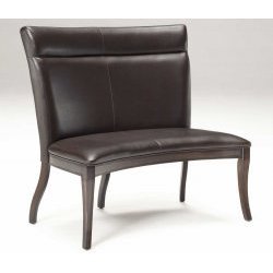 Nottingham Curved Dining Bench - Brown by Hillsdale Furniture