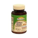 Ginkgo Biloba XTRA Tablets, by Sundown - 60 Tablets