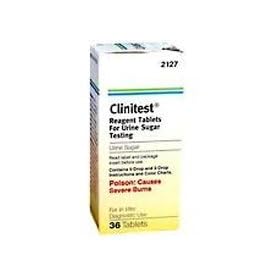 Clinitest Reagent Tablets for Urine Sugar Testing - 36