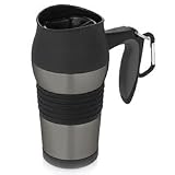 Thermos Nissan 14-Ounce Leak-Proof Travel Mug, Smoke Color