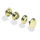 Tandy Leather Brass Plate Line 24 Snaps 10 pack 1263-01