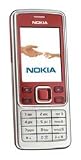 Nokia 6300 Brushed Silver/Red Unlocked GSM Tri-Band Camera CellPhone