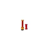 salt grinder red black & yellow beech wood 4.25