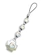 Cellet Swarovski Cell Phone Charm - Crystal AB Cross (4 Stones)- Retail Packaging