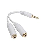 EARPHONE/HEADPHONE SPLITTER FOR ALL IPODS/ IPHONES/ MP3 PLAYERS - HIGH QUALITY