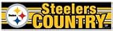 Pittsburgh Steelers Country Car Bumper Strip Sticker