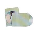 CD Technology 100-Pack White Paper Window Envelope Sleeves for CD Storage