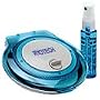 Radial CD DVD Disc Cleaner with cleaning fluid