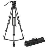Libec RS-350 Professional Video Tripod Kit with RH35 Head, RT30B Tripod, Ground Spreader & Soft Case, Supports 20 lbs., Max. Height 65