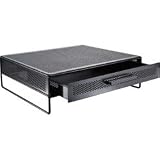Rolodex 82443 Monitor Stand, Storage Space, Drawer, Cord Organizer, Supports 55-Lbs.