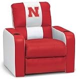 Nebraska Cornhuskers Dreamseat, Sports Themed Leather Recliner