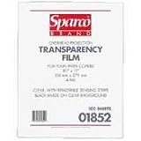 SPR01852 - Overhead Transparency Film, 4.0 Mil, 8-1/2x11,100/BX,Clear