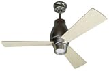 Craftmade Fans V42SS 42 Verve Contemporary Stainless Steel Ceiling Fan w/ Light & Wall Control
