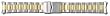 Invicta Stainless Steel Two Tone Band IS34