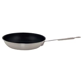 Meyer Commercialware Stainless Steel Durable Non-stick Open French Skillet Frying Pan, 26 cm
