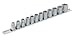 3/8 Socket with Holder, MM - 13 Pieces