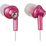Panasonic RP-HJE280 In-Ear Stereo Headphones (Pink)