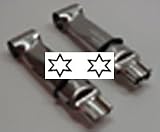 Crimper, Adjustable, Serrated Stainless Steel, 2 Pc - Star Shape