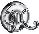 Villa Collection Double Towel Hook - Polished Chrome