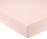 Pinolino 540002-7 - Spannbetttuch f&uuml;r Kinderbetten, Jersey, rosa