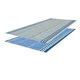 RV Patio Mat: 9x18 Extra-Wide Ocean Blue RV Mat