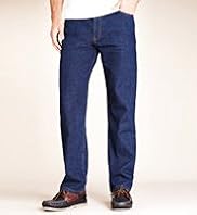 Shorter Length Blue Harbour Luxury Straight Leg Regular Fit Denim Jeans